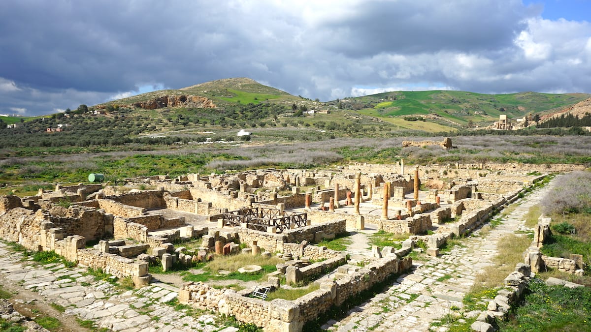 Antike Stadt Bulla Regia, Tunesien, Norden, Urlaub. Foto: Beate Ziehres