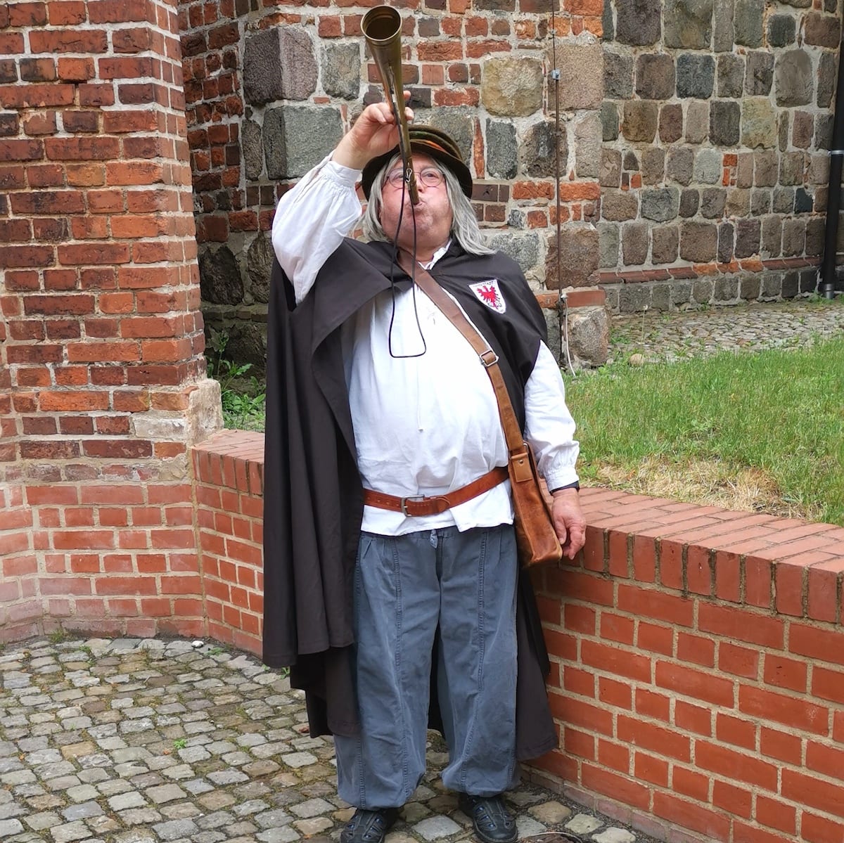 Christian, erster Türmer der St.-Petri-Kirche in Seehausen, Altmark. Foto: Beate Ziehres, Reiselust-Mag