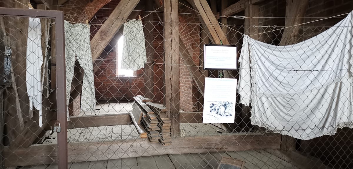 St.-Petri-Kirche Seehausen, Wäschetrockenplatz im Turm. Foto: Beate Ziehres, Reiselust-Mag