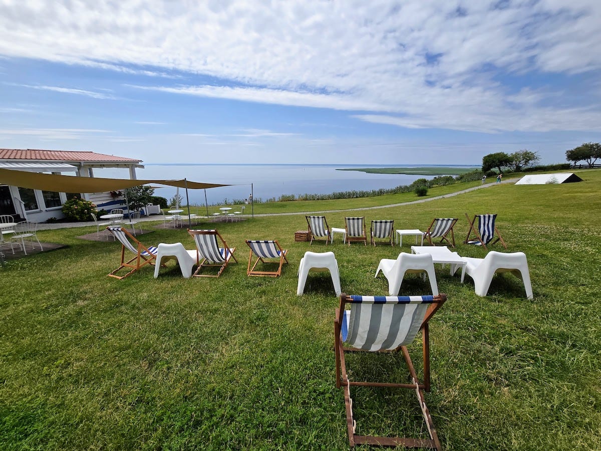 Café am Aussichtspunkt Grodzisko, Lubin. Foto: Beate Ziehres, Reiselust-Mag