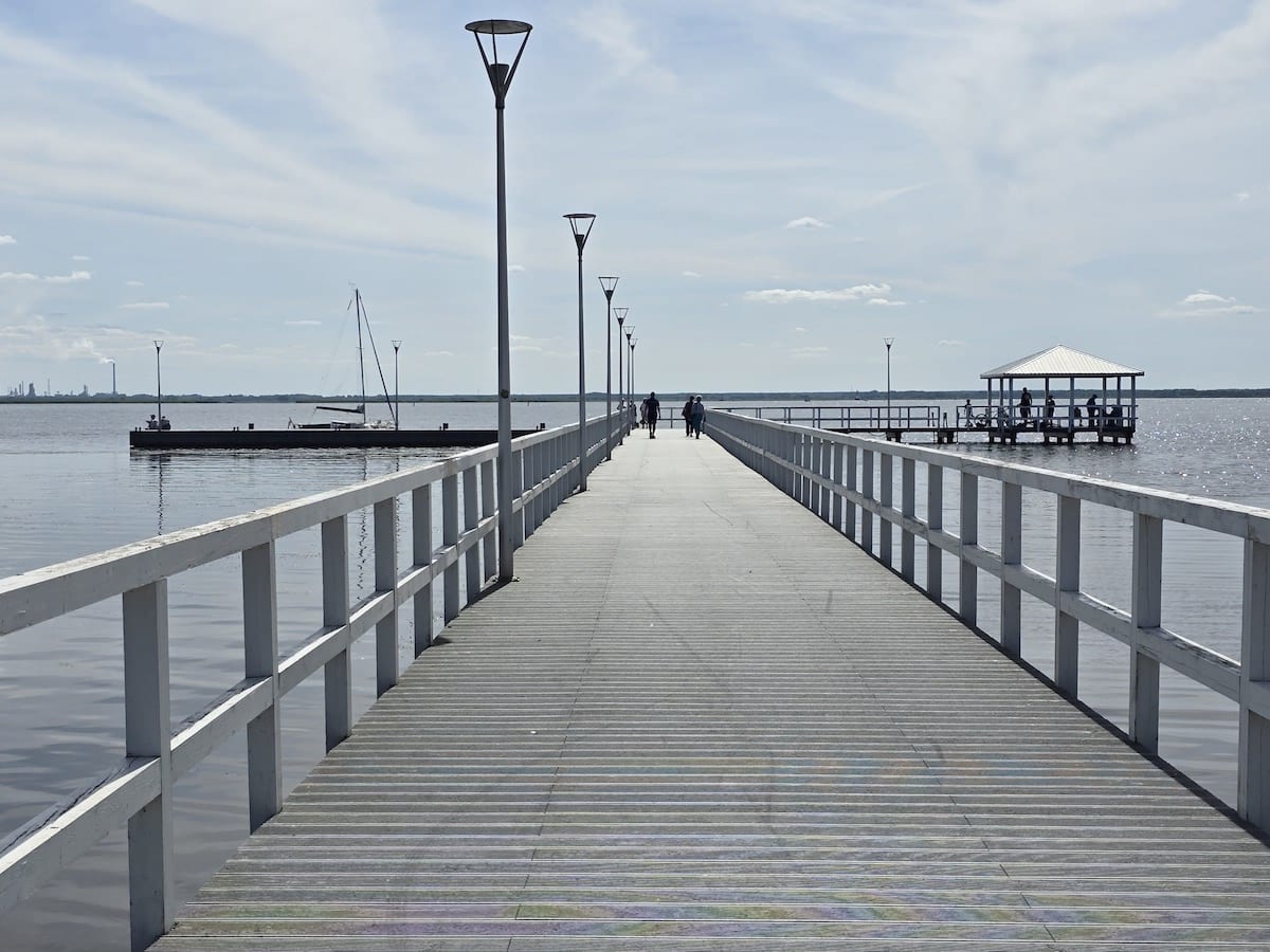 Seebrücke Stettiner Haff, Stepnica. Foto: Beate Ziehre, Reiselust-Mags